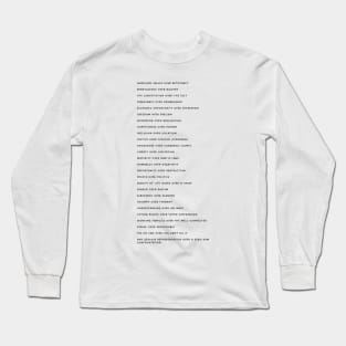 The ABCs of Democracy by Hakeem Jeffries Long Sleeve T-Shirt